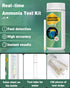 Pawfly Aquarium Ammonia Test Strips, 150 Aquarium Test Strips Accurate Ammonia Test Kit with Test Tube Aquarium Water Test Kit for Fish Tank...