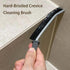 Hard Bristle Crevice Cleaning Brush, Small Cleaning Brushes, Grout Cleaner Brush, Toilet Brush, Scrub Brush for Shower Tile, Skinny Gap Cleaning T...