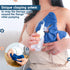 InstaRelief Breast Therapy Pack - 2 Hot/Cold Gel Ice Packs for Freezing, Warm Compress and Mastitis Relief. Soft Gel Breastfeeding Ice Pack. Essen...