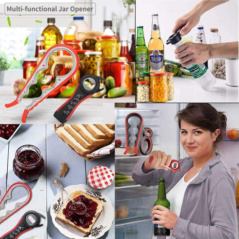 Easy-Twist Jar Opener: Maxracy Effortless Lid Opening for Weak Hands & Arthritis | Versatile Bottle Opener | Jar Openers & Bottle Openers...