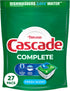 Cascade Complete ActionPacs, Dishwasher Detergent Pods, Fresh, 27 Count...