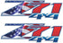 z71 4x4 Decals, Bedside Sticker for Chevy Truck (2007-2013) 1500 2500 HD, USA Flag (Peel & Stick) Easy Installation...