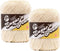 Bulk Buy: Lily Sugar 'n Cream 100% Cotton Yarn (2-Packs) ~ 4 oz. Super Size Skeins (Ecru SS #18004)...