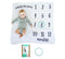 Kate & Milo Baby Monthly Milestone Blanket, Infant Milestone Markers, Newborn Photoshoot Photo Props, Baby Girl or Baby Boy Gift, Large Blanket...