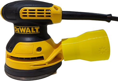 Vacuum Adapter for Dewalt or Craftsman Sanders - Dust Collection - Galactic Gadgets (2-1/2in - Yellow)...
