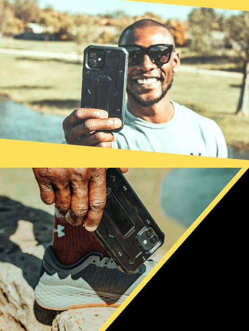 ArmadilloTek Vanguard Designed for iPhone 12 / iPhone 12 Pro Case (6.1 inches) Military Grade Full-Body Rugged with Built-in Screen Protector and ...