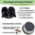 2-in-1 Slow Feeder Dog Bowl with Anti-Slip Silicone Base, 50.7oz, Stainless Steel, for Small to Medium Dogs...