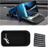 Car Dashboard Phone Holder, Non-Slip Double-Groove Auto Cell Phone Pad Mat with Number Plate, Universal Vehicle Phone Mount for All Smartphones, G...