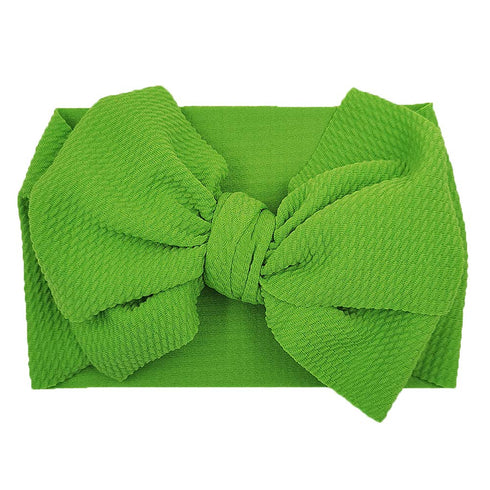 KIDOCHEESE Oversized Headbands with Large Hair Bows, Elastic Nylon Hairbands and Head Wraps for Baby Girls, Newborns, Infants, and Toddlers...