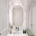 Marble Peel and Stick Wallpaper 15.8"x 197" Glossy White Marble Contact Paper Waterproof Self-adhesive Removable Vinyl Wall Paper for Bedroom Kitc...