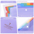 Skydue Expanding File Folders 7 Pockets File Folder with Snap Closure A4 and Letter Size Accordion Document Paper Organizer for Home School Office...