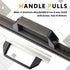 KOOTANS 2 Sets 2020 Series Door Handle and Frame Hinges Install Kit for 20x20 Aluminum Extrusion Profile Slot 6mm-4pcs Zinc Alloy Hinges, 2pcs Alu...