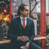 Mantieqingway Ties for Men, Wool & Cotton & Cashmere Skinny Tie 2.36'' Mens Neckties for Wedding Groomsmen Gifts Party...