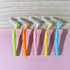 50PCS L-Shaped Interdental Brushes Braces Toothbrush Short Handle,5 Different Sizes Dental Floss Brush Angled Interdental Toothpick...