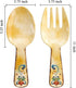 Supreme Housewares 2-Piece 10.75 Inch Melamine Salad Server Serving Utensil Set Includes Salad Spoon and Salad Fork (Tuscany)...