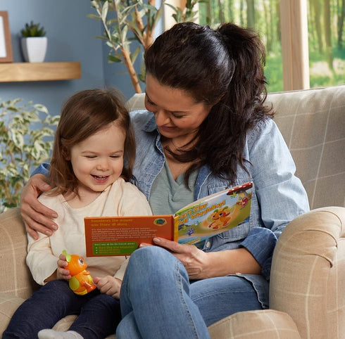 Playskool Glo Friends — Book with Glowing Social Emotional Learning Toy — Storytime with Wigglebug — for Ages 2+...