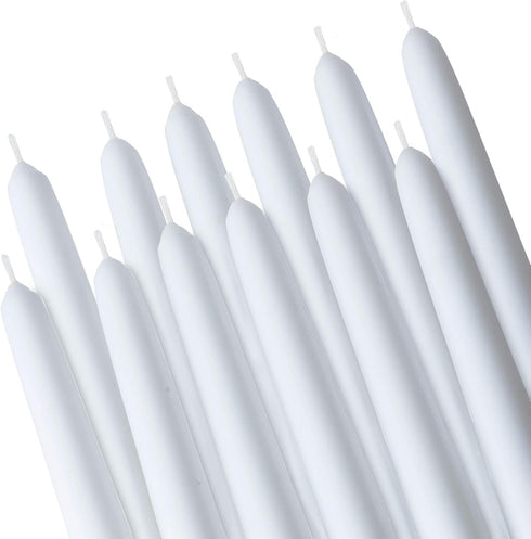 SPAAS White Taper Candles - 4 Pack | 10 Inch Tall Candles, Scent-Free Premium Wax Candle Sticks | 8 Hour Long Burning White Candlesticks for Home ...