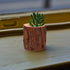 Imitation Wood Pile Flower Pot: Bonsai Tree Plant Pot Decorative Rustic Stump Cactus Container Rustic Planter Miniature Succulent Pot for Garden I...
