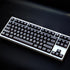 114 Keys PBT Doubleshot WOB Keycaps Cherry Profile Black Keycap Set Fit for 61/64/87 Cherry Mx Switches Mechanical Keyboard...