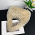 Faux Fur Fluffy Hobo Bag Furry Handbag Purse Y2K Fuzzy Tote Bag,Trendy Cute Plush Purse for Women...