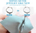 SEVENWELL 50pcs Jewelry Cleaning Cloth Mediumturquoise Polishing Cloth for Sterling Silver Gold Platinum Small Silver Polish 8x8cm...