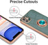EYZUTAK Electroplated Magnetic Ring Holder Case, 360 Degree with Rotation Metal Finger Ring Holder Magnet Car Holder Soft Silicone Shockproof Cove...