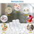 DUOFIRE Small Containers with Lids 24 Packs Plastic Box Clear Small Storage Containers Bead Organizer for Beads, Crafts, Jewelry, Items (1.38x1.38...