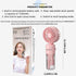 Portable Handheld Misting Fan?Rechargeable Battery Operated Spray Water Mist Fan Foldable?4 Speeds?Small Personal Cooling Fans for Outdoor,Travel,...
