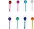 Creative Hobbies® Plastic Lites for Ceramic Christmas Trees, Small Pin Globe Light Ornaments, Multi Colors, 250 Piece Pack...