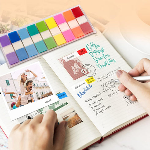 1440 Pieces, Transparent Sticky Notes, Page Markers, Book Tabs, Sticky Note Tabs, Sticky Tabs, Page Tabs, Pop Up Index Tabs, Tabs for Annotating B...
