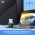 USB Bluetooth 5.4 Adapter for PC 2024, Plug and Play Bluetooth Dongle Receiver with BR+EDR+BLE+LMP13.X, Long Range Support Windows 11/10/8.1 for D...