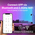 ORALUCE Smart Light Bulb Work with Alexa & Google Home, C37 E12 LED Light Bulb 40W Equivalent, 2.4GHz WiFi & Bluetooth Color Changing APP Dimmable...
