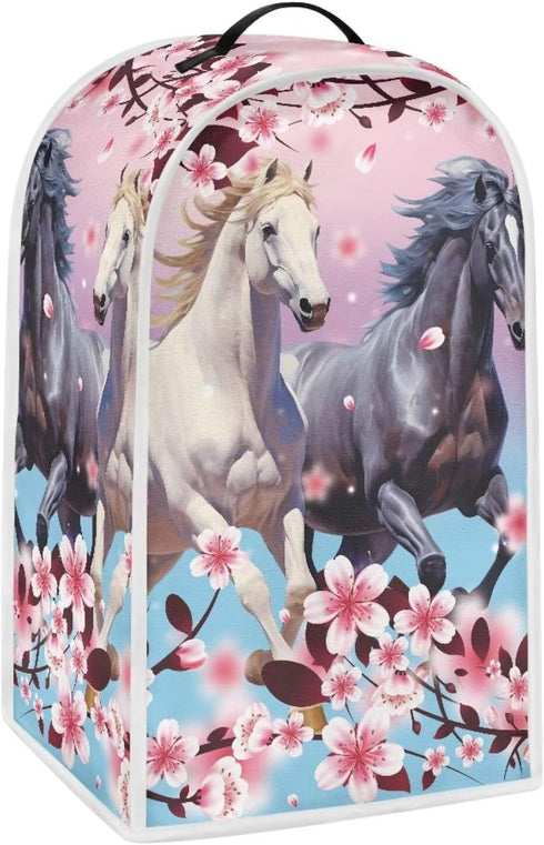 Flower Horse Blender Covers Washable Food Processor Covers Stand Mixer Appliance Cover Kitchen Appliance Cover Suitable for Coffee Machines Stand ...