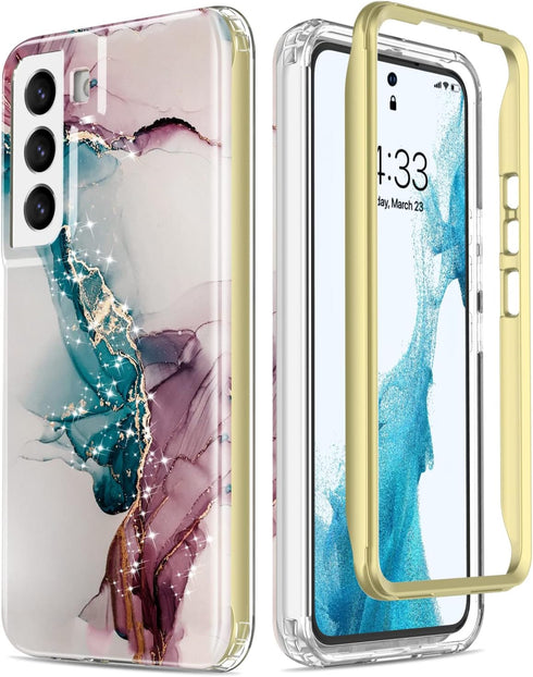Esdot Compatible with Samsung Galaxy S22 Plus Case,Passing 21ft Drop Test,with Fashionable Designs for Women Girls,Protective Phone Case for Galax...