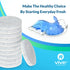 Night Guard Cleaner Tablets - Retainer & Denture Tabs for NightGuard, Mouthguard - Removeable Partial or Full False Teeth - Overnight, Antibacteri...
