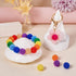 Beadthoven 195Pcs 12mm Mermaid Beads Plastic Red Bayberry Beads Mixed Color Round Chunky Bubblegum Beads Bulk Loose Spacer Beads Bubble Beads for ...
