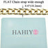 HAHIYO Purse Chain Strap Length 15.7 inches SPOT-ON Gold for Shoulder Cross Body Sling Purse Handbag Clutch Replacement Strap Comfortable Flat 0.4...