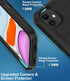 for iPhone 11 Case, with Built in Screen Protector Heavy Duty Drop Protection, Full Body Rugged Shockproof Dust Proof 3- Layer Tough Protective Ph...