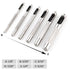 Spurtar 6PCS Leather Hole Punch 1/8'' - 5/16'' Heavy Duty Round Hollow Punch Set High Carbon Steel Leather Punch Tool for Watch Cloth Belt Gaskets...