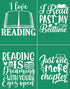 Alinacutle School I Love Reading Books Reusable Silk Screen Stencils, Self-Adhesive Silkscreen Printing Stencil for Home Decor,Paint on Wood/Fabri...