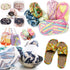 1 PCS Colorful T-Shirt Yarn Knitting Yarn Fabric Crochet Cloth for DIY Knitted Fabric Art (#53 Yellow&Green)...