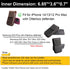 Gentlestache Leather Cell Phone Holster with Belt Clip, Flip Case for iPhone 14 13 Pro Max, Holder S22 Plus, Universal Pouch Large Phone,Darkbrown...