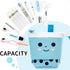 ANGOOBABY Cute Pencil Case Standing Pen Holder Telescopic Makeup Pouch Pop Up Cosmetics Bag Stationery Office Organizer Box for Girls Students Wom...