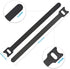 100 PCS Reusable Cable Ties with Hook and Loop, Multi-purpose Adjustable 8 Inch Cable Management Wire Ties Cable Straps for Organizing Home, Offic...