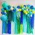 PartyWoo Crepe Paper Streamers 10 Rolls 820ft, Pack of Blue, Pastel Blue, Royal Blue, White Party Streamers, Crepe Paper for Birthday Party Decora...
