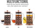 OVENTE French Press Coffee Maker 34 Ounce, 4 Filter Stainless Steel Filter Plunger System & Durable Borosilicate Heat Resistant Glass with Free Sc...