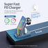 3 in 1 Charging Station for Apple - 33W Fast Multi Charging Station for iPhone 14/13/12/11, Apple Watch and AirPods (33W USB-C Charger Included)...