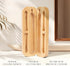 Better & Better Bamboo Travel Case designed for the Bamboo Sonic Toothbrush | Fits 2 Replacement Brush Heads & 1 Electric Brush Handle | Natural B...