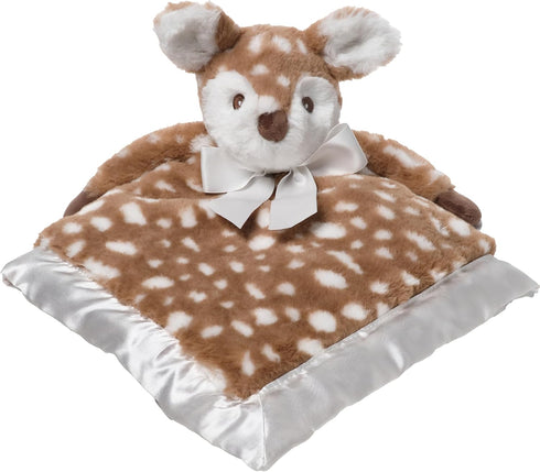 Bearington Collection Baby Lil’ Willow Snuggler - 15-Inch Woodland Fawn Plush Lovey, Security & Stuffed Animal Blanket for Babies...