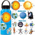 65pcs Space Vinyl Stickers Pack for Laptop Water Bottle, Solar System Stars Planets Waterproof Stickers for Kids Teachers Students, Astronaut Gala...